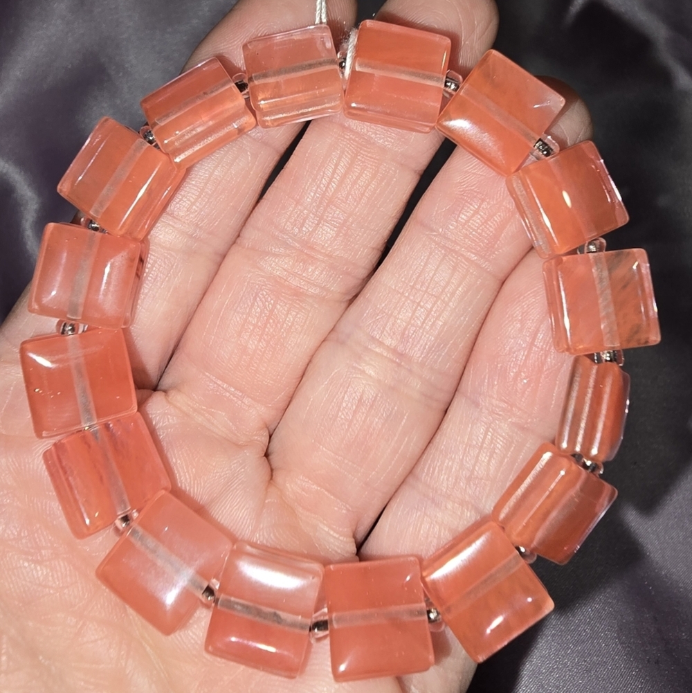 10mm Cherry Quartz Bracelet